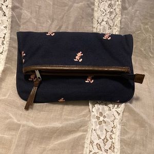 Mickey pouch never used canvas